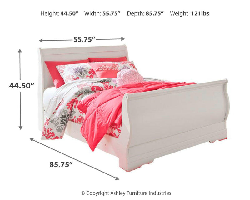 Anarasia Sleigh Bed Bedroom Set