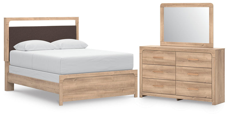 Kinlanni Upholstered Panel Bed Bedroom Set