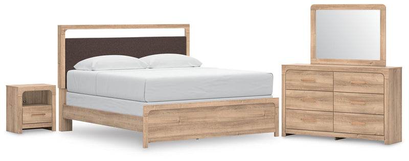 Kinlanni Upholstered Panel Bed Bedroom Set