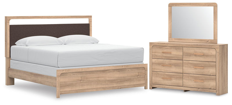 Kinlanni Upholstered Panel Bed Bedroom Set