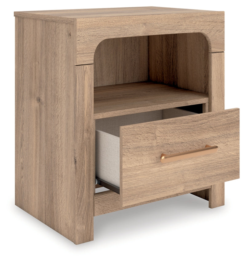 Mesita de Noche Hollymount con un Cajón