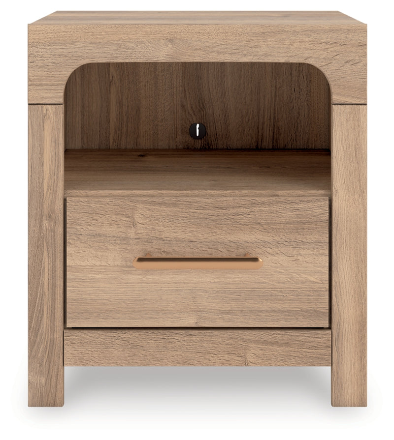 Mesita de Noche Hollymount con un Cajón