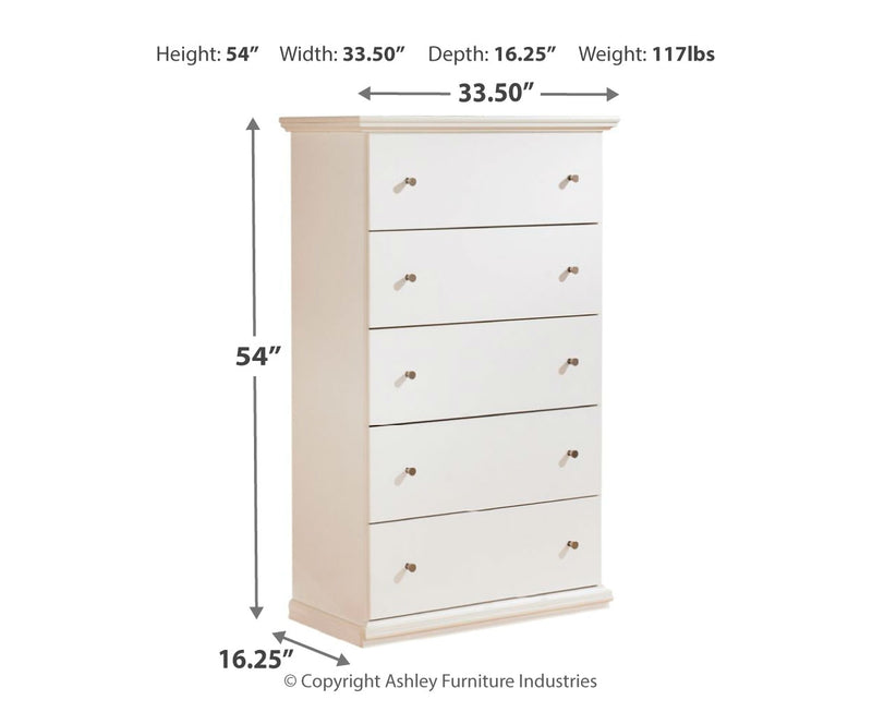 Bostwick Shoals Five Drawer Chest