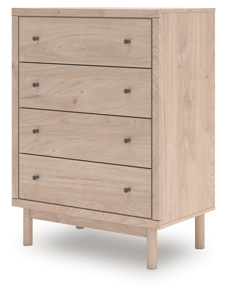 Cómoda de cuatro cajones Shapella