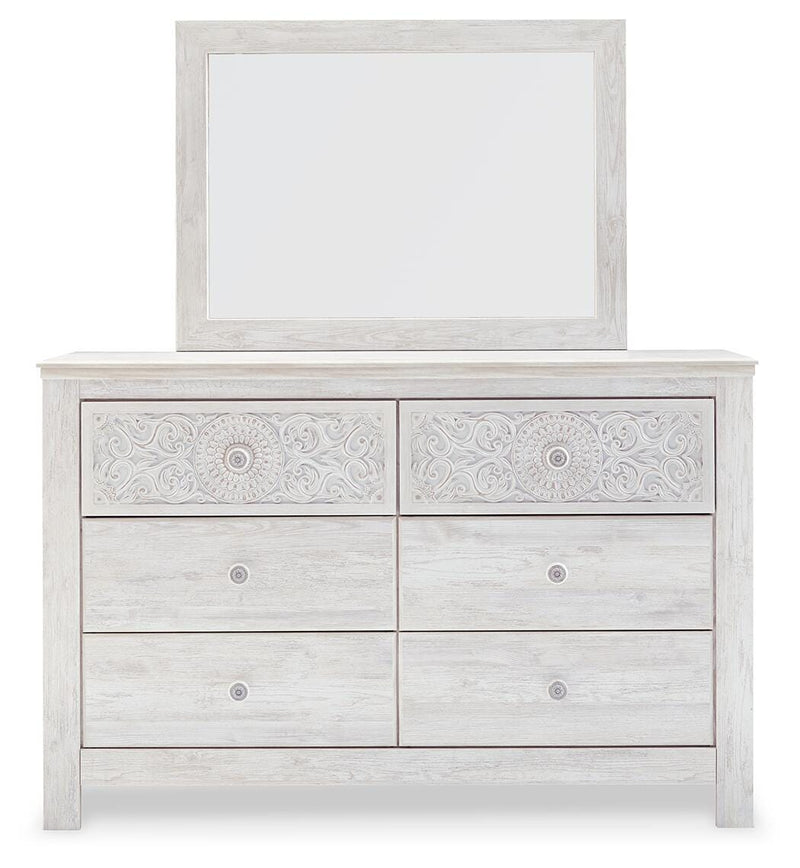 Juego de dormitorio con cama panel Paxberry