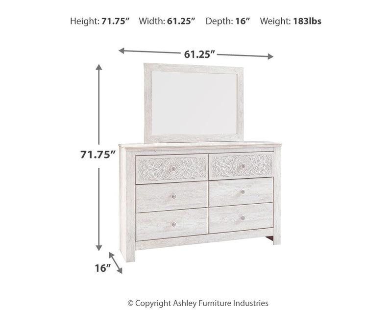 Juego de dormitorio con cama panel Paxberry