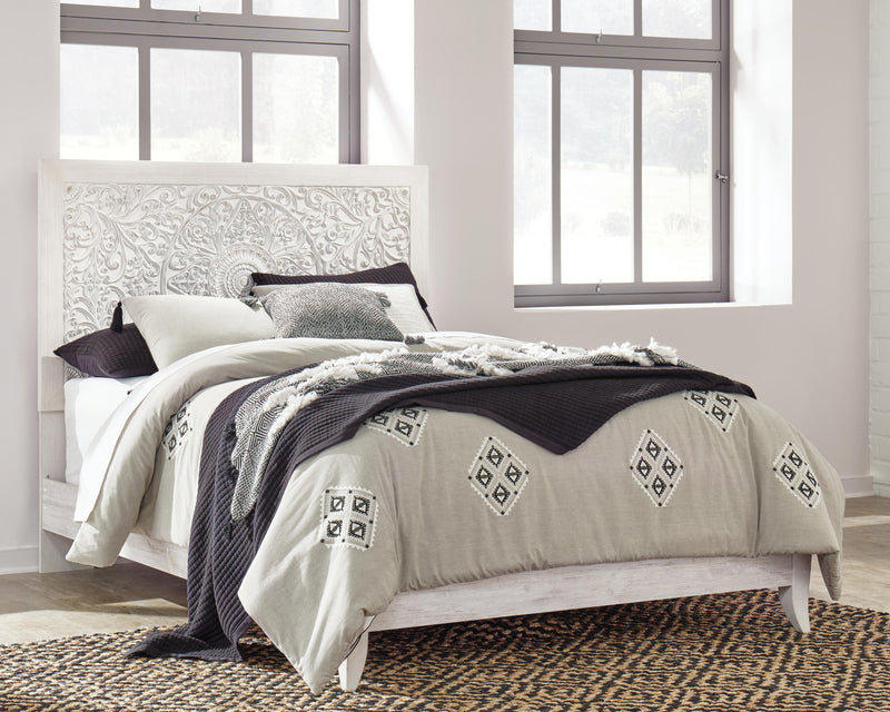 Juego de dormitorio con cama panel Paxberry