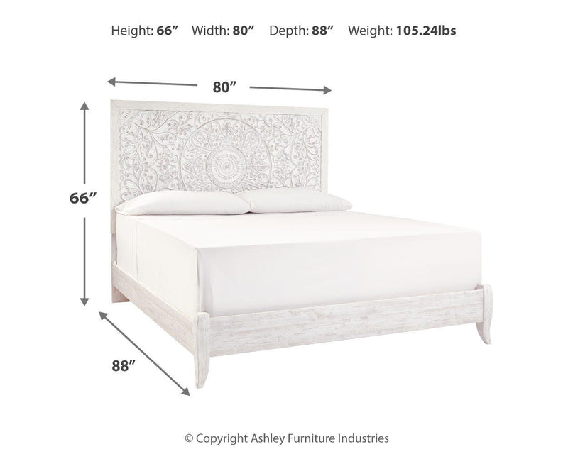 Juego de dormitorio con cama panel Paxberry