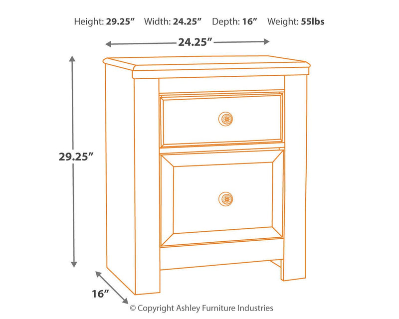 Juego de dormitorio con cama panel Paxberry