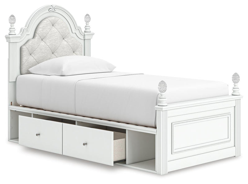 Kozlani Upholstered Panel Storage Bed Bedroom Set
