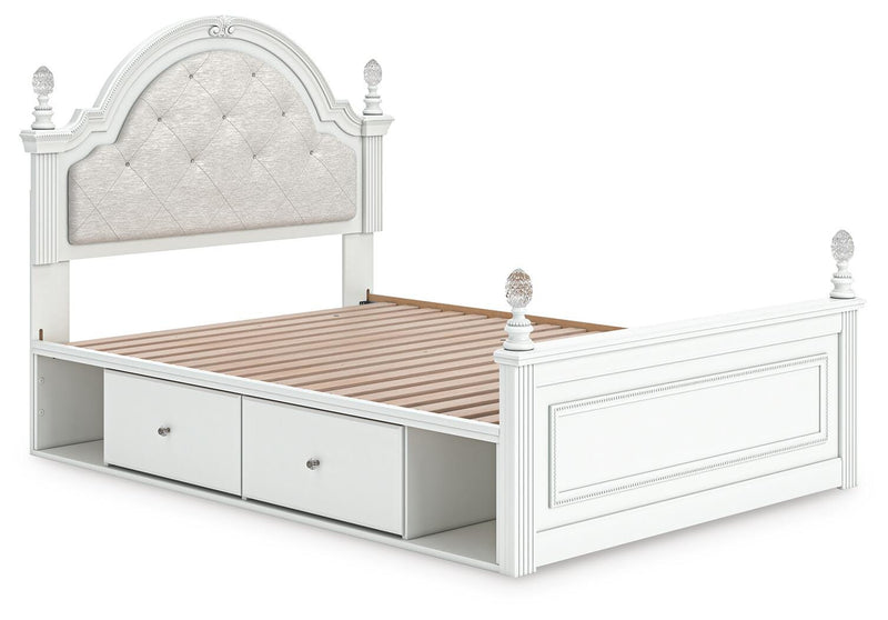 Kozlani Upholstered Panel Storage Bed Bedroom Set