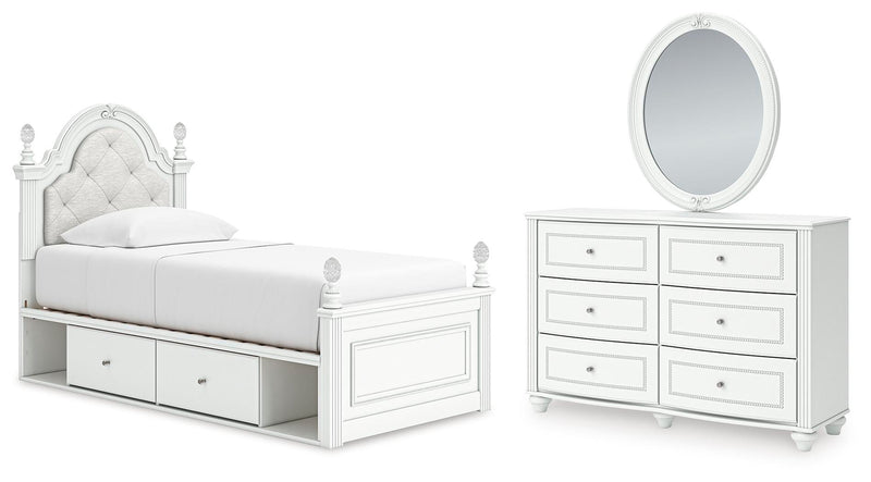 Kozlani Upholstered Panel Storage Bed Bedroom Set