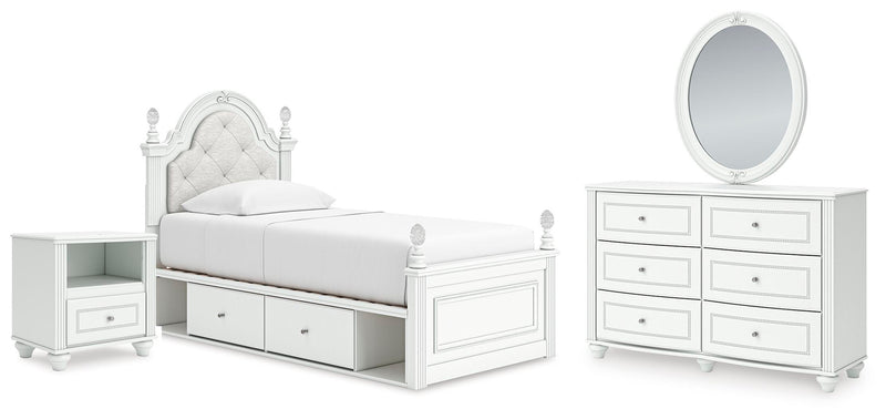 Kozlani Upholstered Panel Storage Bed Bedroom Set