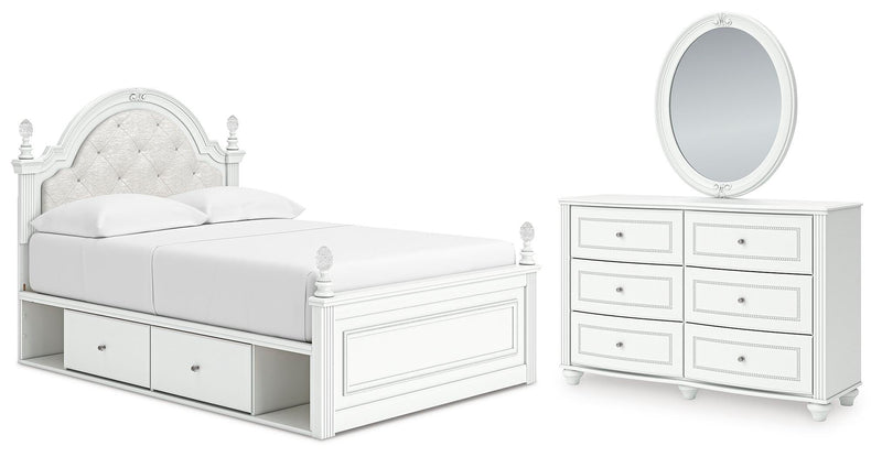 Kozlani Upholstered Panel Storage Bed Bedroom Set