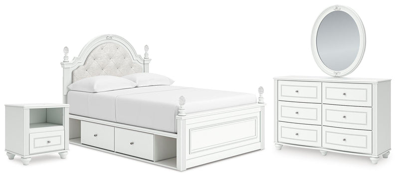 Kozlani Upholstered Panel Storage Bed Bedroom Set
