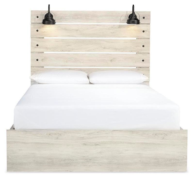 Cambeck Panel Bed with 2 Storage Drawers