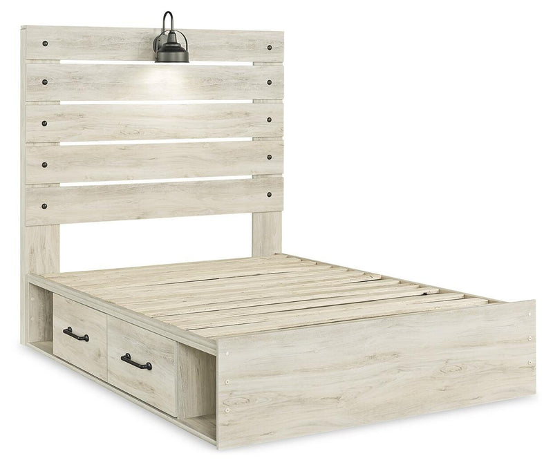 Cambeck Panel Bed with 4 Storage Drawers