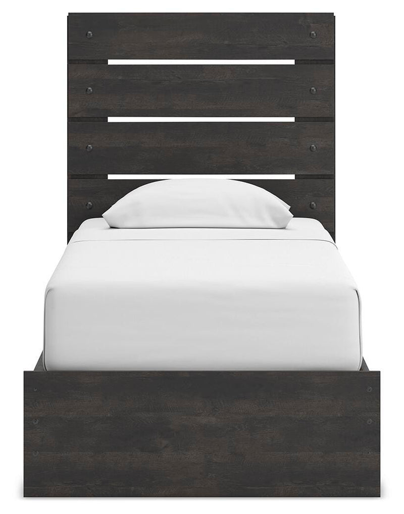 Delmorta Panel Storage Bed