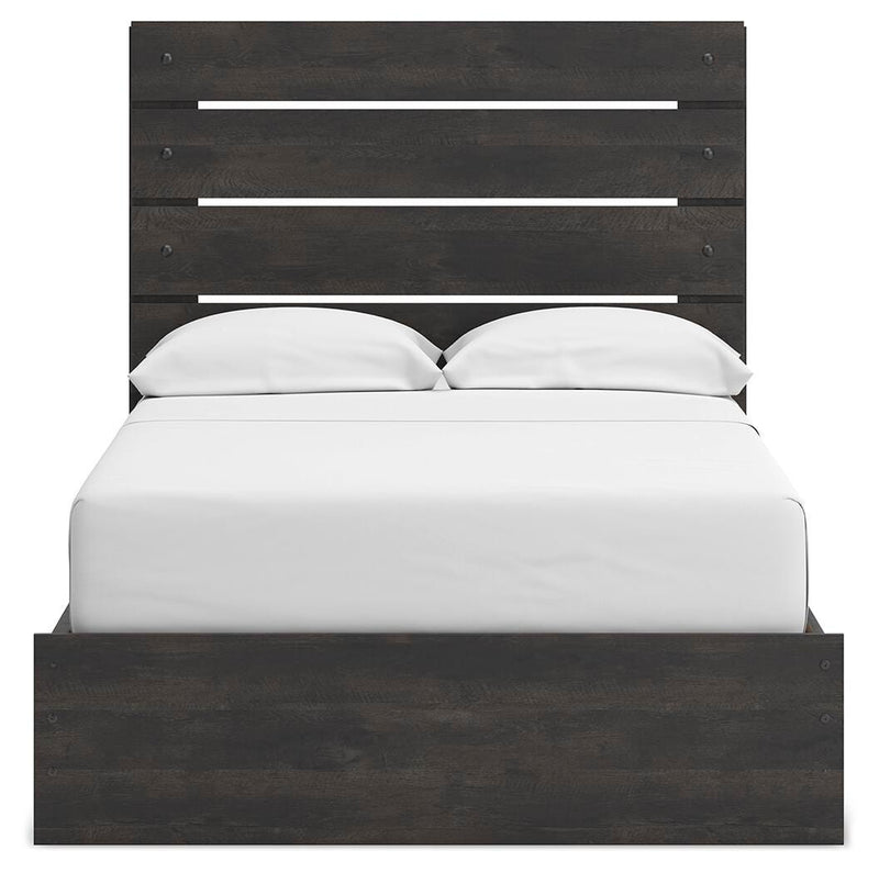 Delmorta Panel Bed with Storage