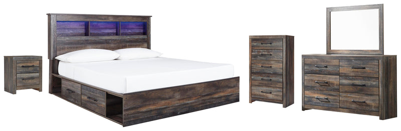 Drystan Bookcase Bed Bedroom Set