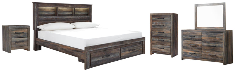 Drystan Bookcase Bed Bedroom Set