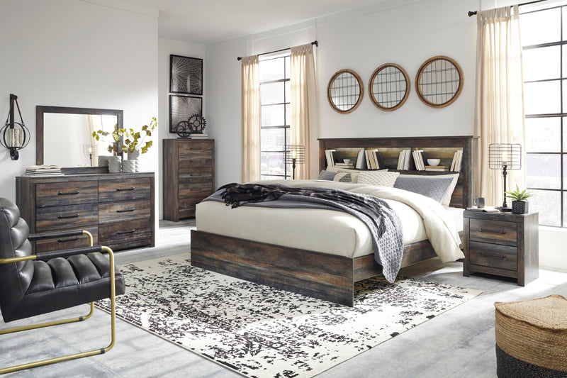 Drystan Panel Bookcase Bed Bedroom Set