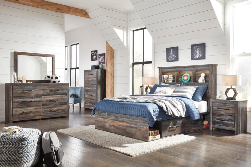 Drystan Bookcase Bed Bedroom Set