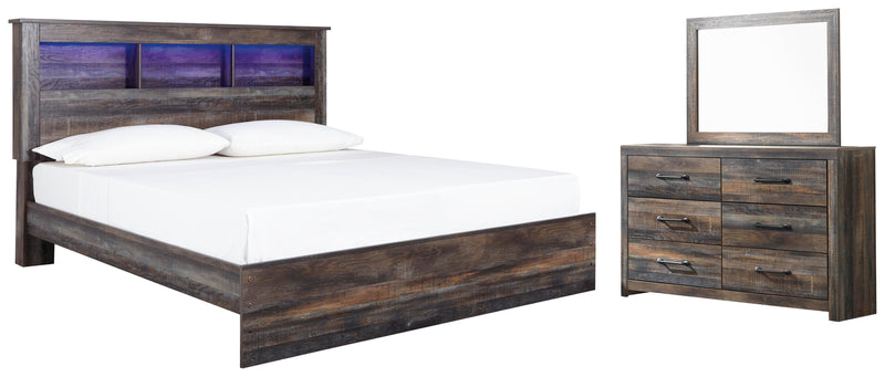 Drystan Panel Bookcase Bed Bedroom Set