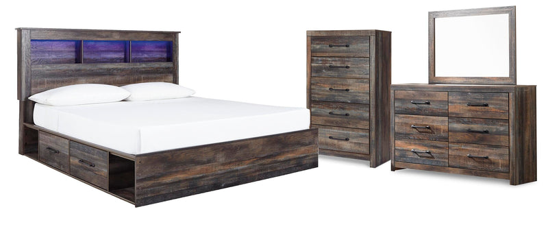 Drystan Bookcase Bed Bedroom Set
