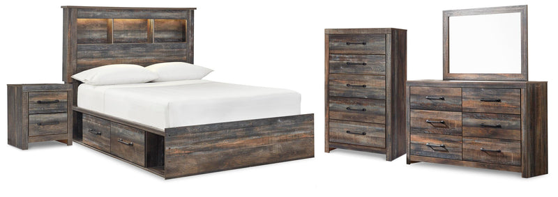 Drystan Bookcase Bed Bedroom Set