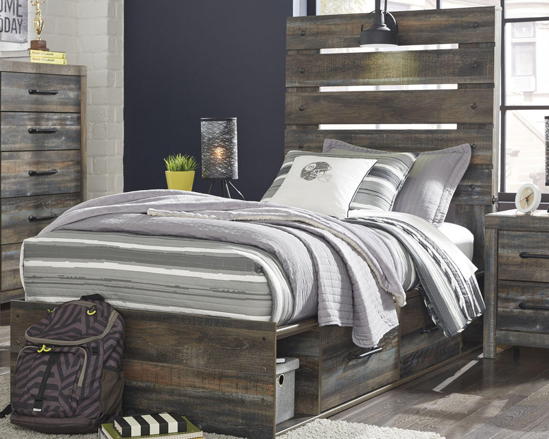 Drystan Panel Headboard Bed Bedroom Set