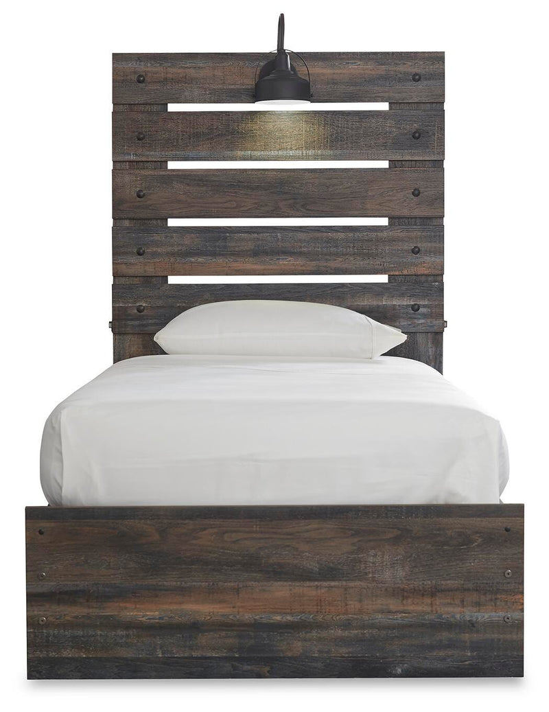 Drystan Panel Bed with 4 Storage Drawers