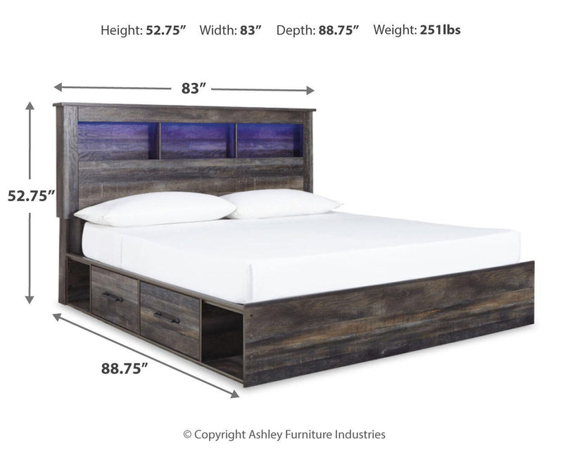 Drystan Bookcase Bed Bedroom Set