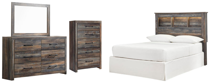 Drystan Bookcase Headboard Bedroom Set