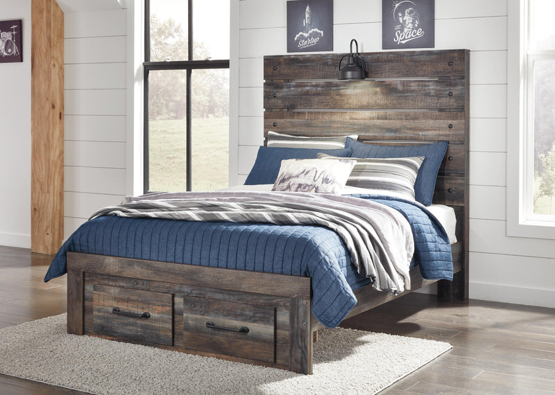 Drystan Panel Headboard Bed Bedroom Set