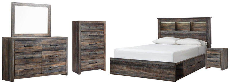 Drystan Bookcase Bed Bedroom Set