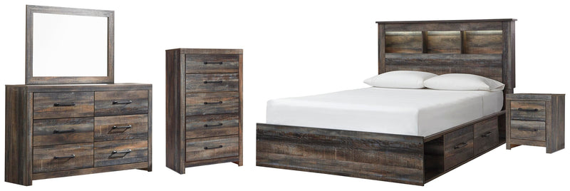 Drystan Bookcase Bed Bedroom Set