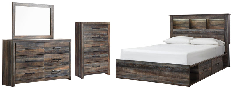 Drystan Bookcase Bed Bedroom Set