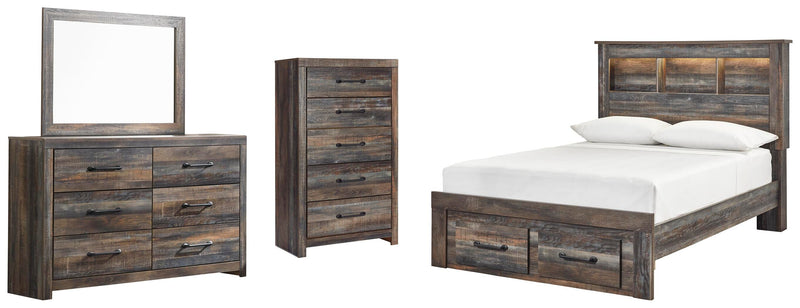 Drystan Bookcase Bed Bedroom Set