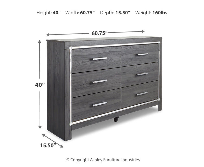Lodanna Six Drawer Dresser