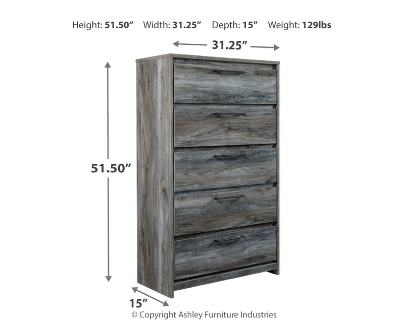 Baystorm Five Drawer Chest