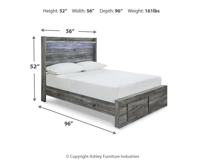 Baystorm Panel Bed with 2 Storage Drawers