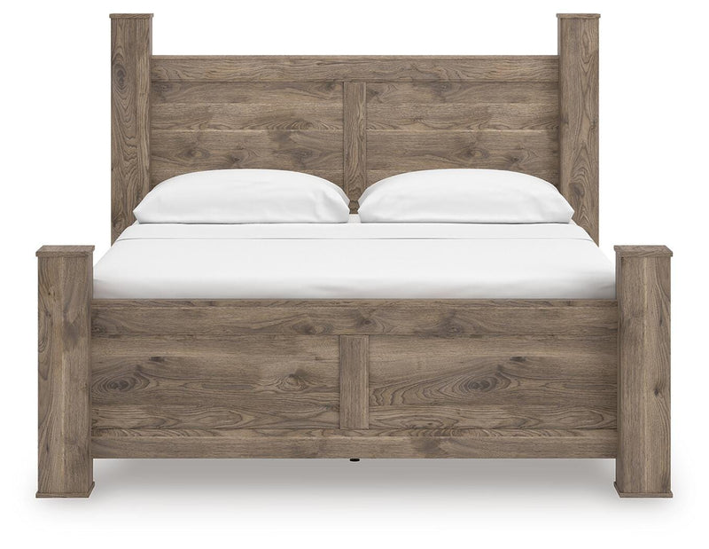 Rusticott Poster Bed Bedroom Set