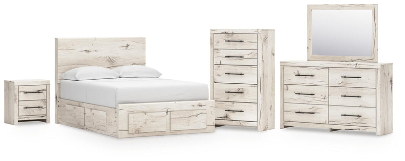 Lawroy Panel Storage Bed Bedroom Set