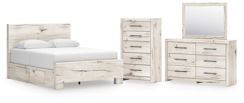Lawroy Panel Bed Bedroom Set
