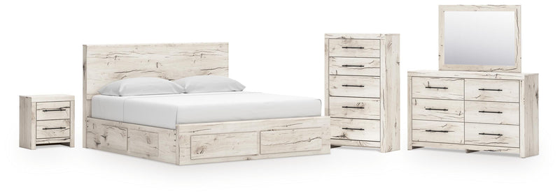 Lawroy Panel Storage Bed Bedroom Set