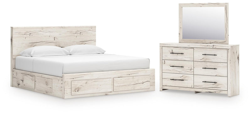 Lawroy Panel Storage Bed Bedroom Set