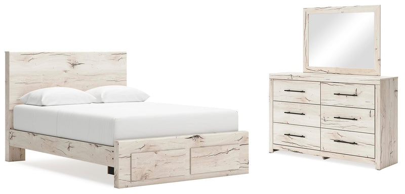 Lawroy Panel Storage Bed Bedroom Set