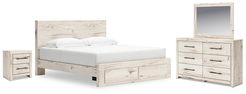 Lawroy Panel Storage Bed Bedroom Set