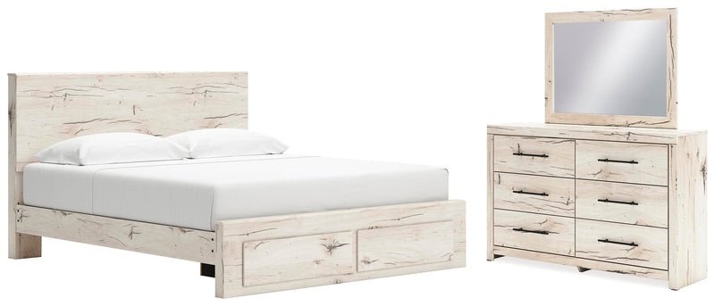 Lawroy Panel Storage Bed Bedroom Set